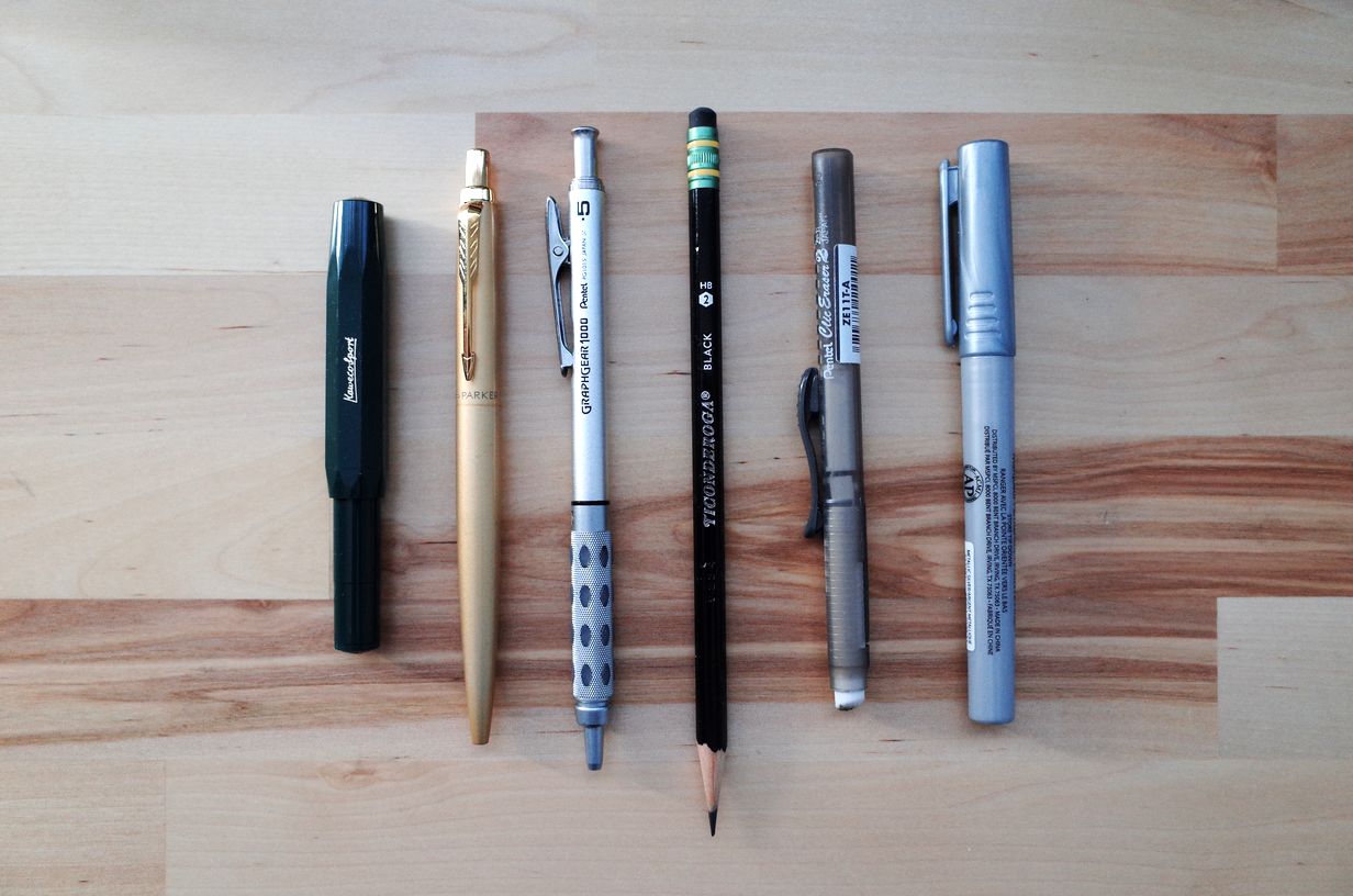 pens and pencils